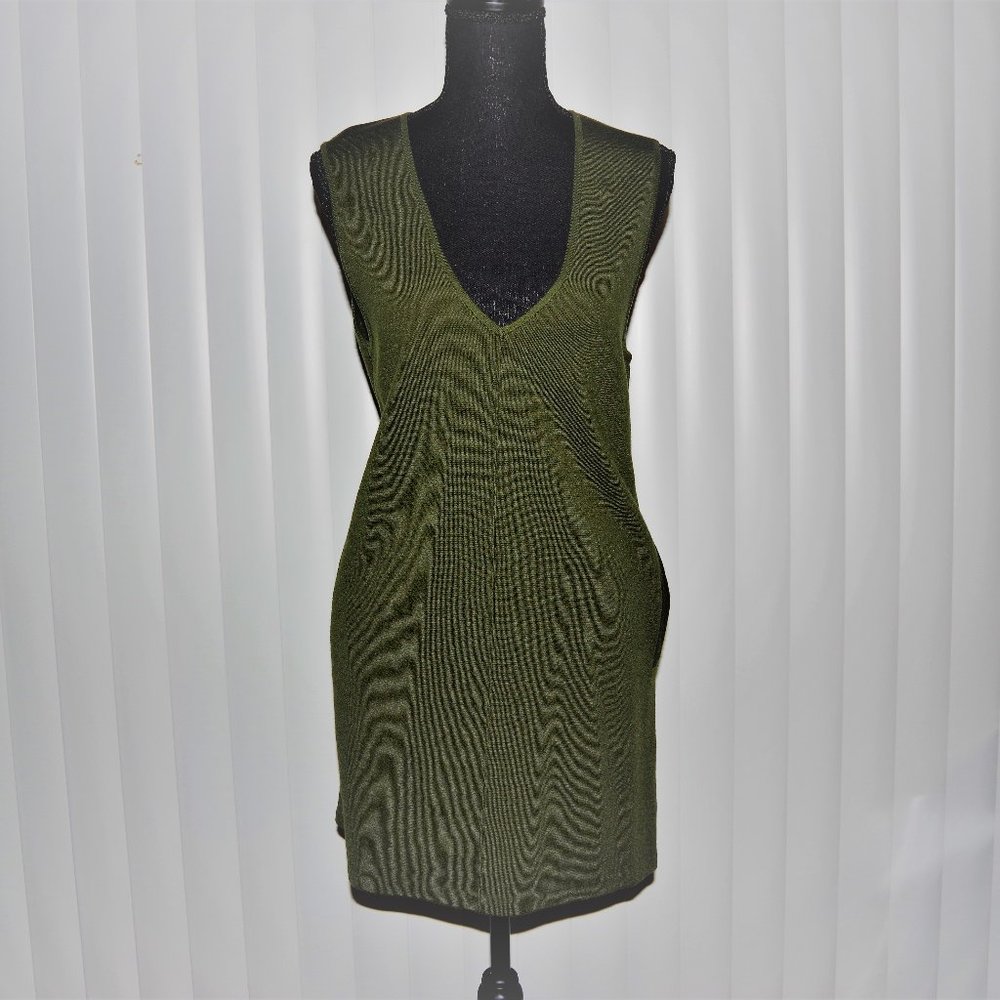 Free People Deep V Mini Dress